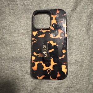 Loopy Iphone 15pro Case Tortoise Shell Phone Case